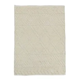 5x7 Hand Woven Outdoor Rug, Sand