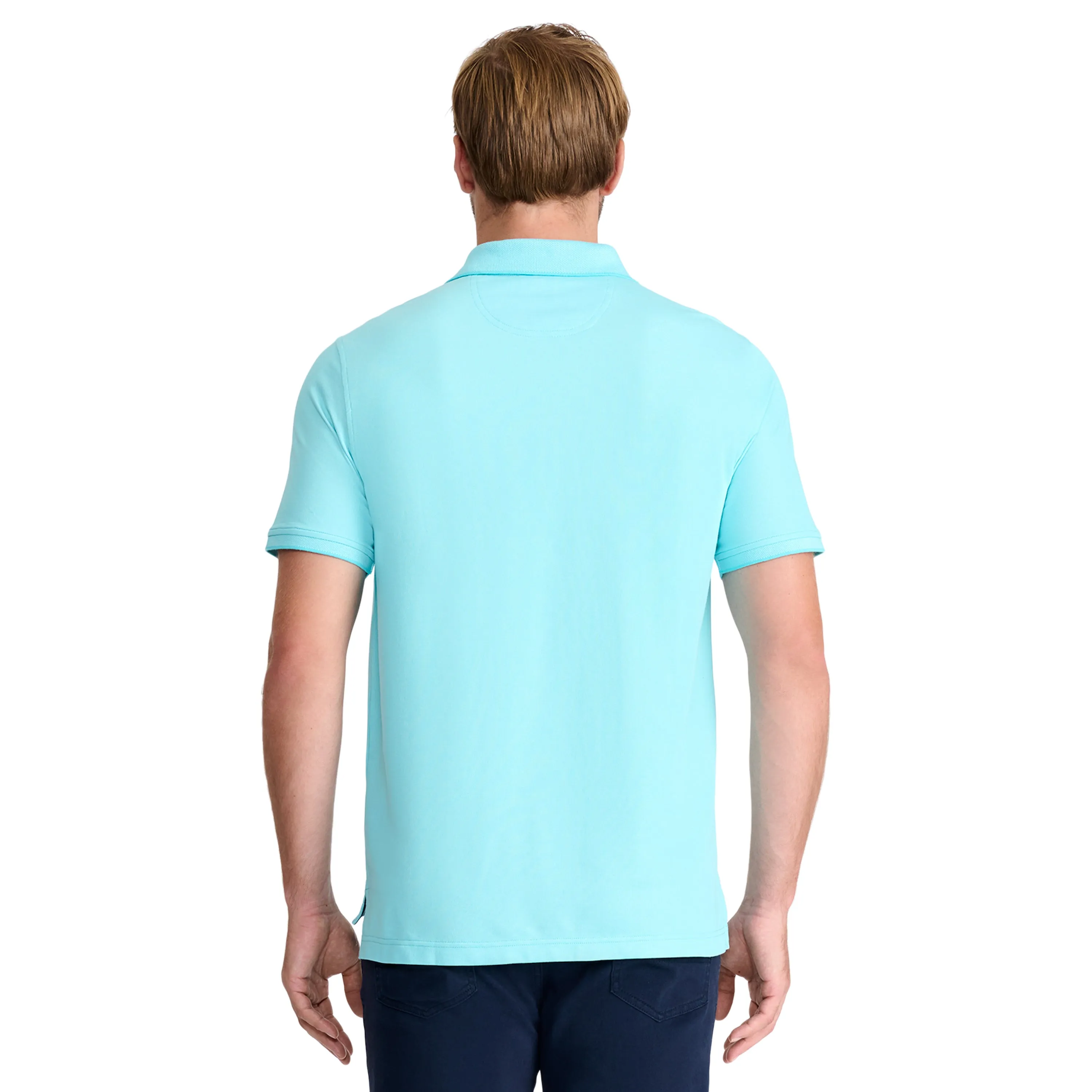 ADVANTAGE PERFORMANCE SHORT-SLEEVE POLO - BLUE RADIANCE