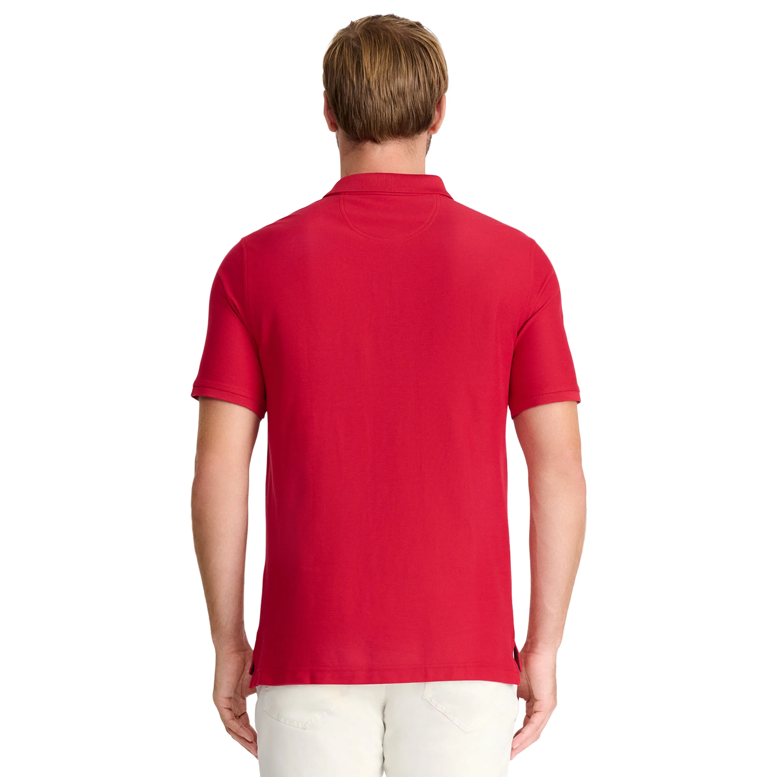ADVANTAGE PERFORMANCE SHORT-SLEEVE POLO - REAL RED