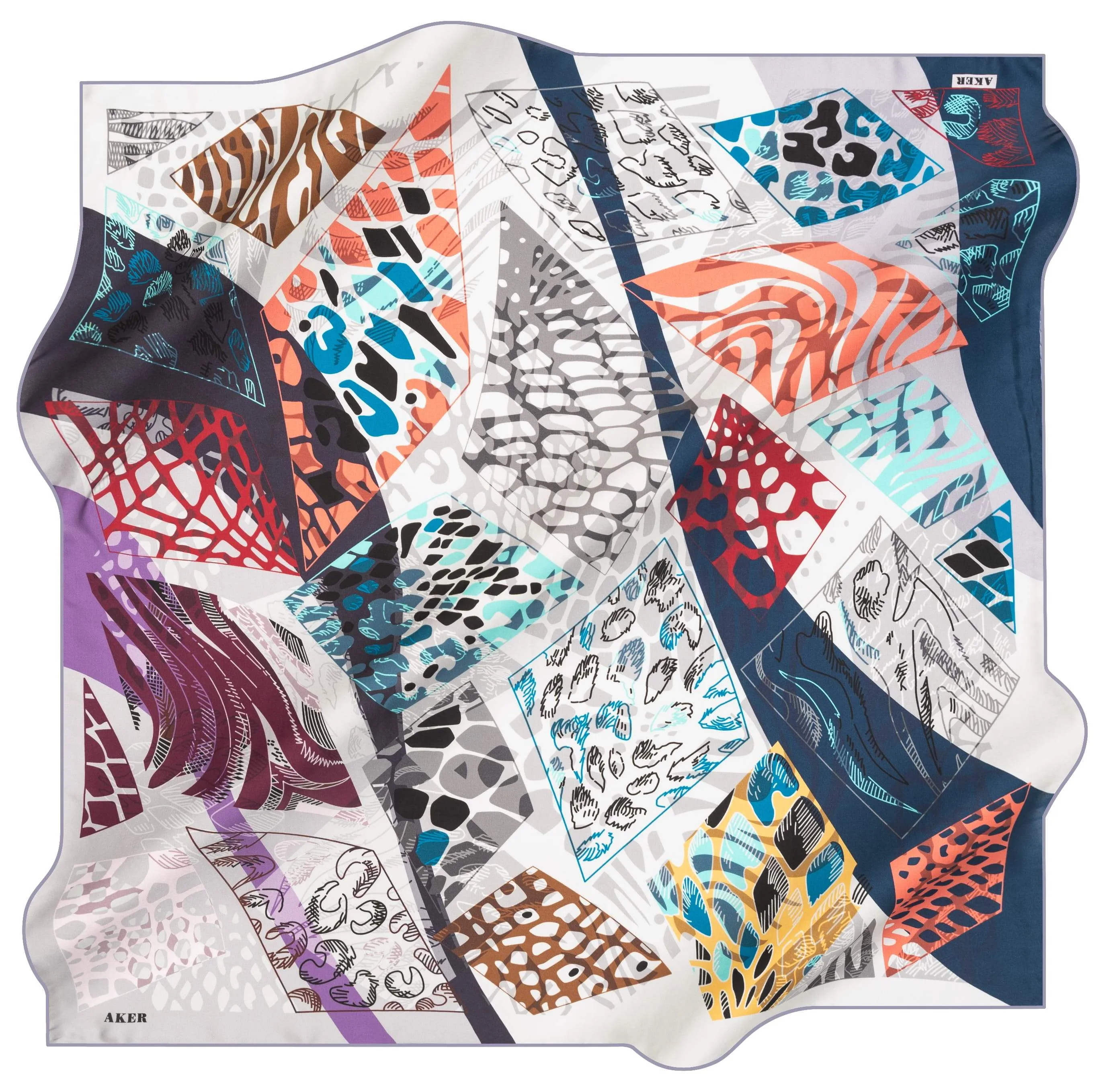 Aker Niikita Women Silk Scarf No. 91