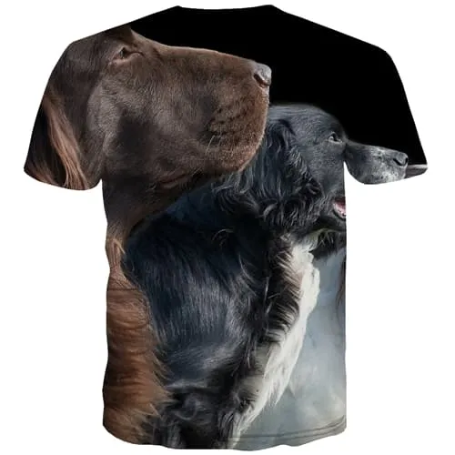 Animal T-shirt Men Dog Tshirts Casual Lovely T-shirts 3d Funny Shirt Print Harajuku T shirts Funny Short Sleeve Full Print Men