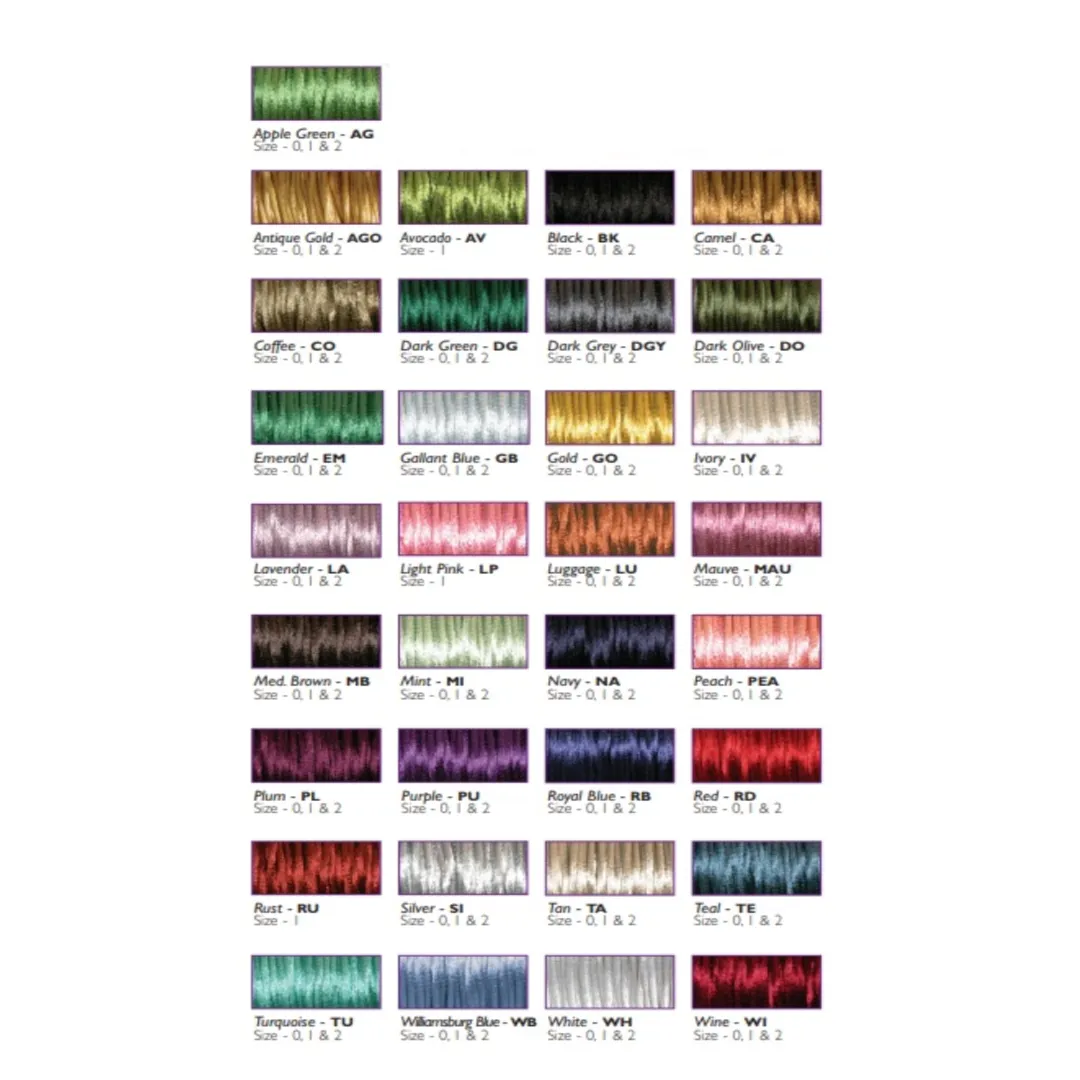 Beadsmith® Rattail Satin Cord - 3 mm (6 Yards)