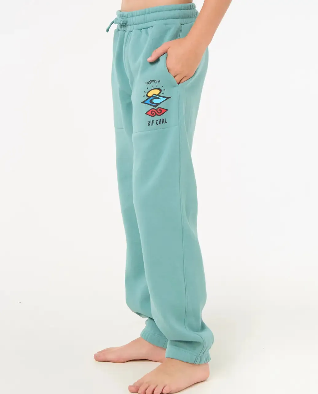 Boys Icons Of Surf Joggers in Blue Lagoon
