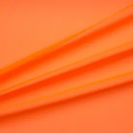 Bright Orange Silk Georgette