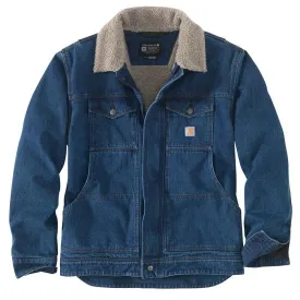 Carhartt Denim Sherpa Lined Jacket - 105478