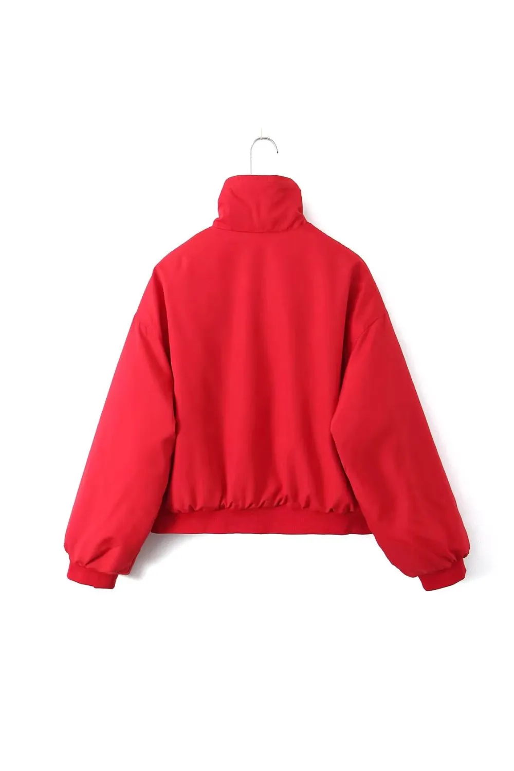'Chelsea 'Relaxed Collar Printed Quilted Cotton Jacke
