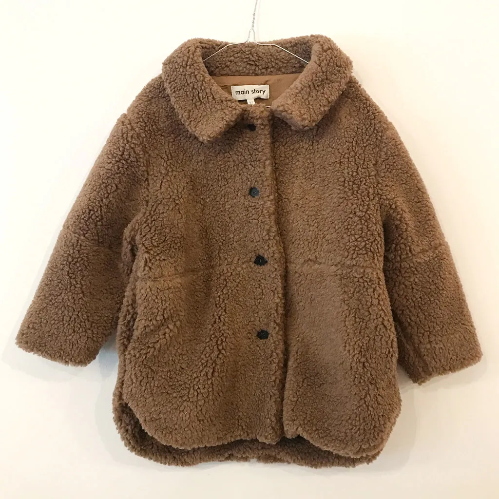 Coat Teddy Italian Caramel
