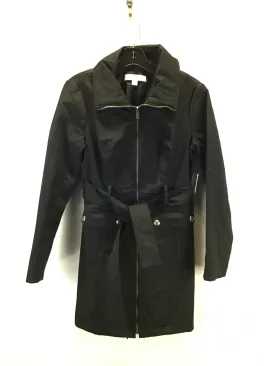 Coat Trench Coat By New York And Co In Black, Size: S