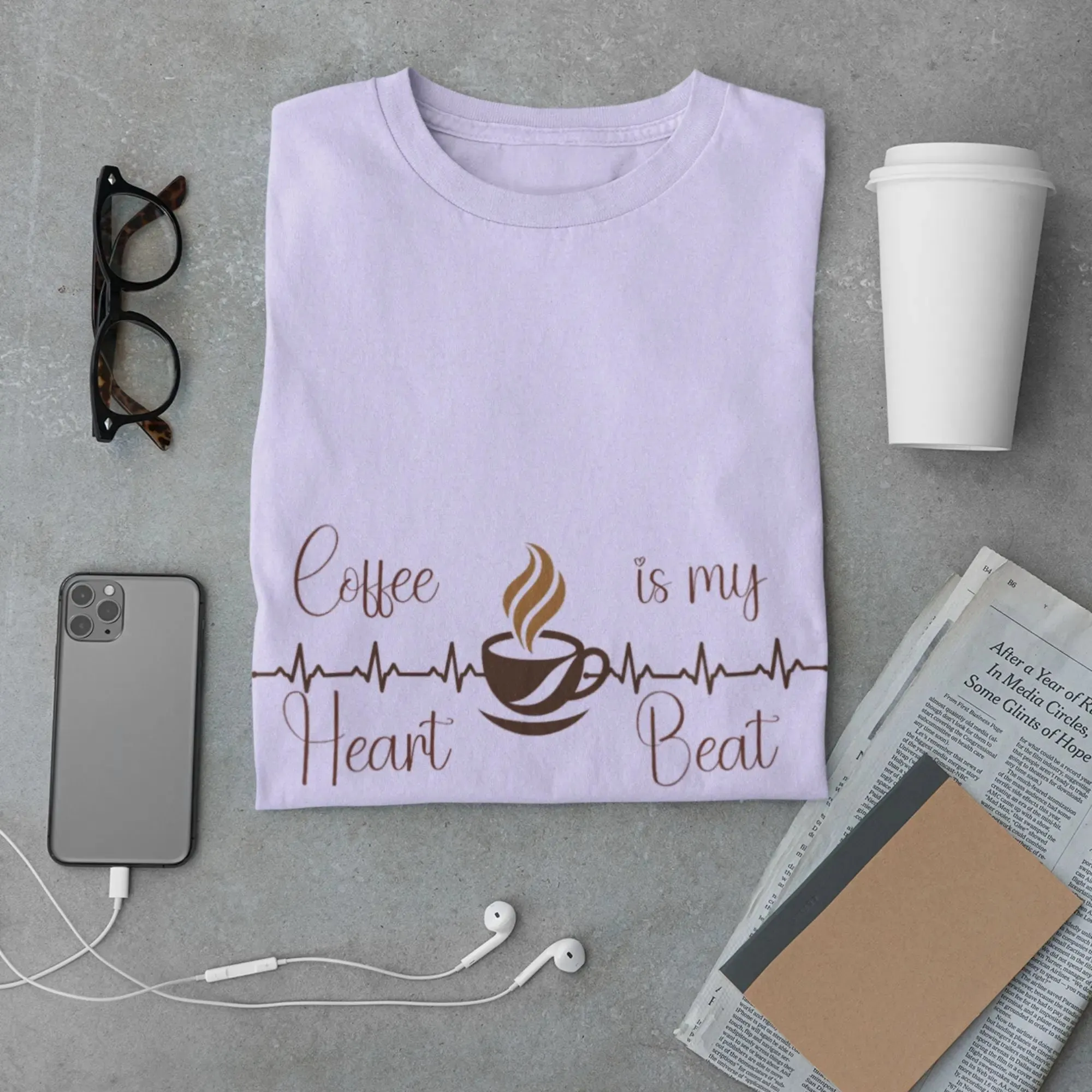 Coffee is my heartbeat classic T-shirt