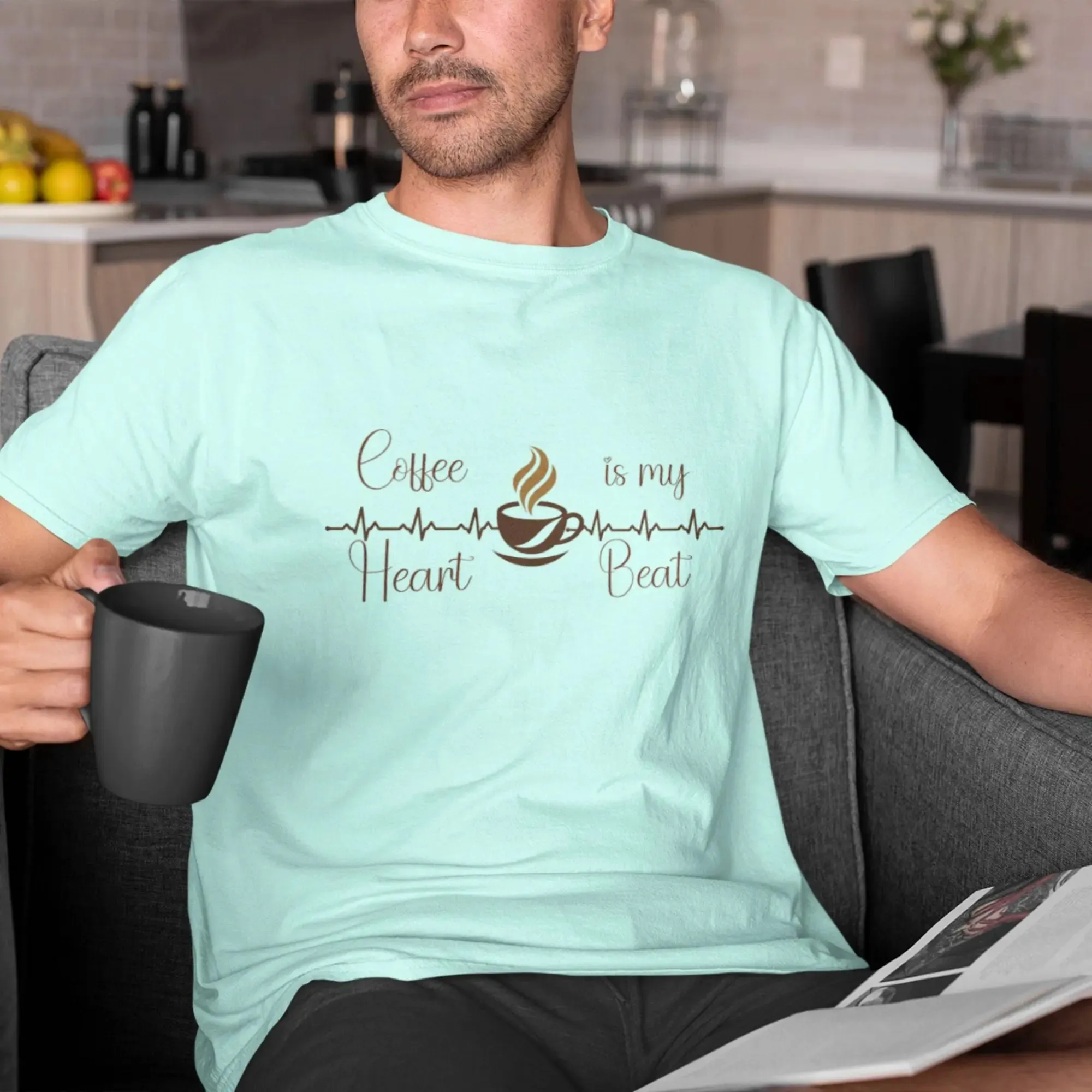 Coffee is my heartbeat classic T-shirt
