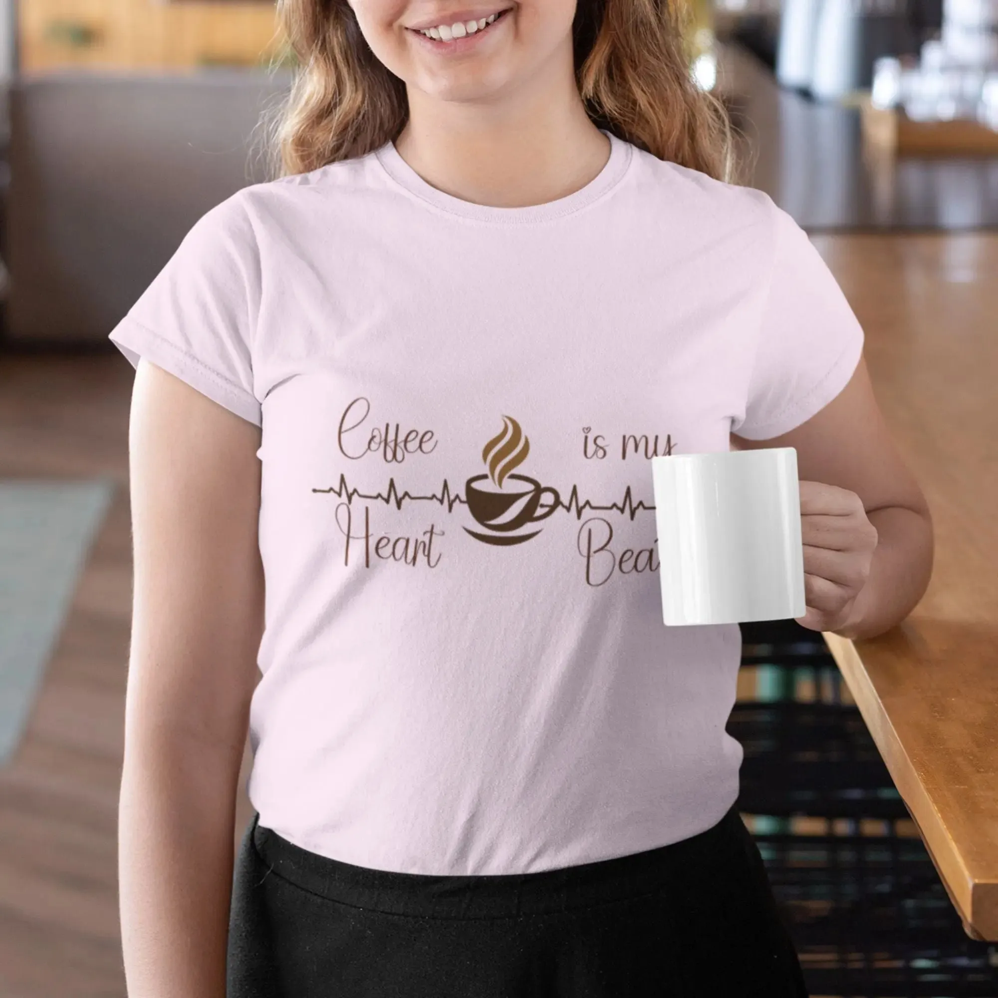 Coffee is my heartbeat classic T-shirt