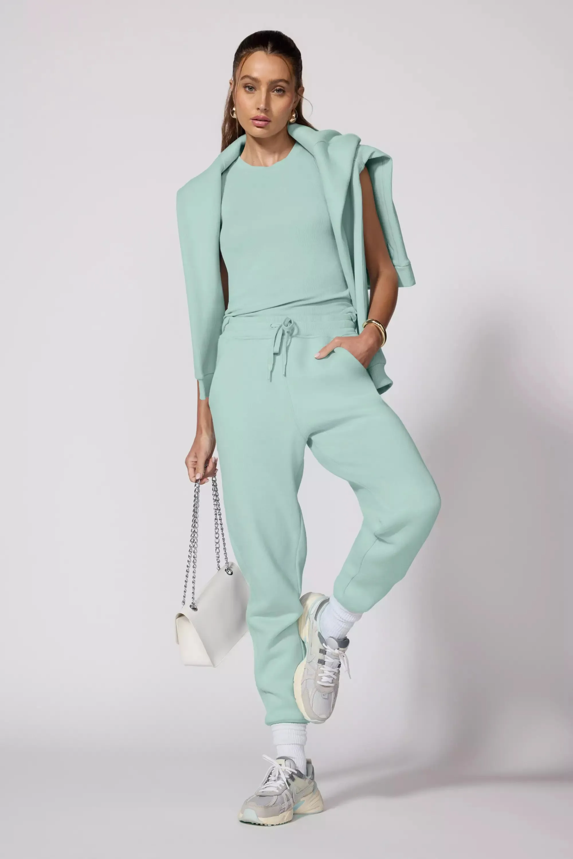 Comfort Fleece Jogger - Blue Haze
