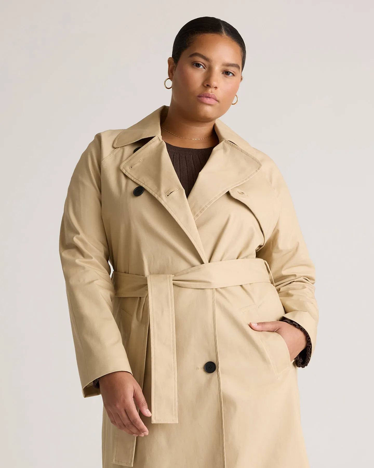 Comfort Stretch Trench Coat