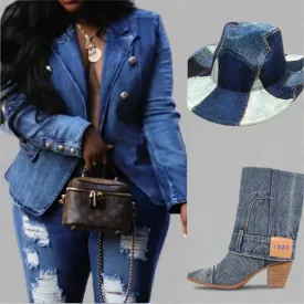 Denim Jean Blazer