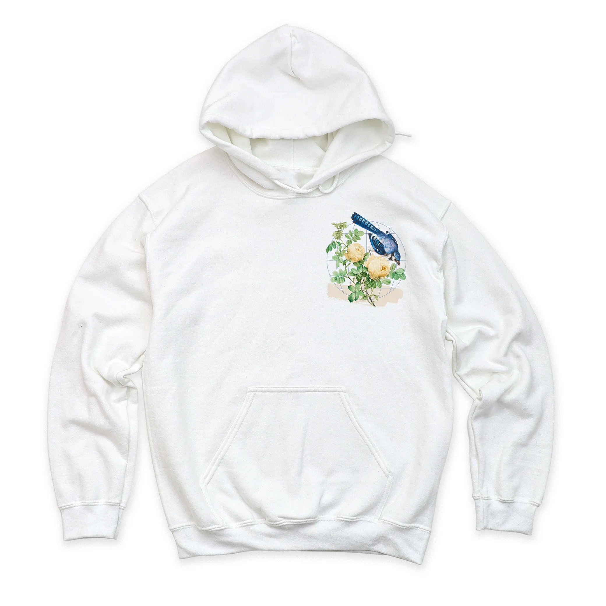 Do Not Worry Pullover Hoodie - White