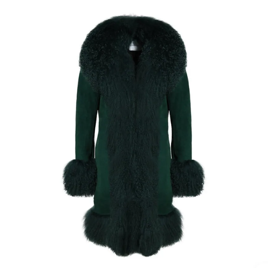 Dorothy Suede Midi Coat