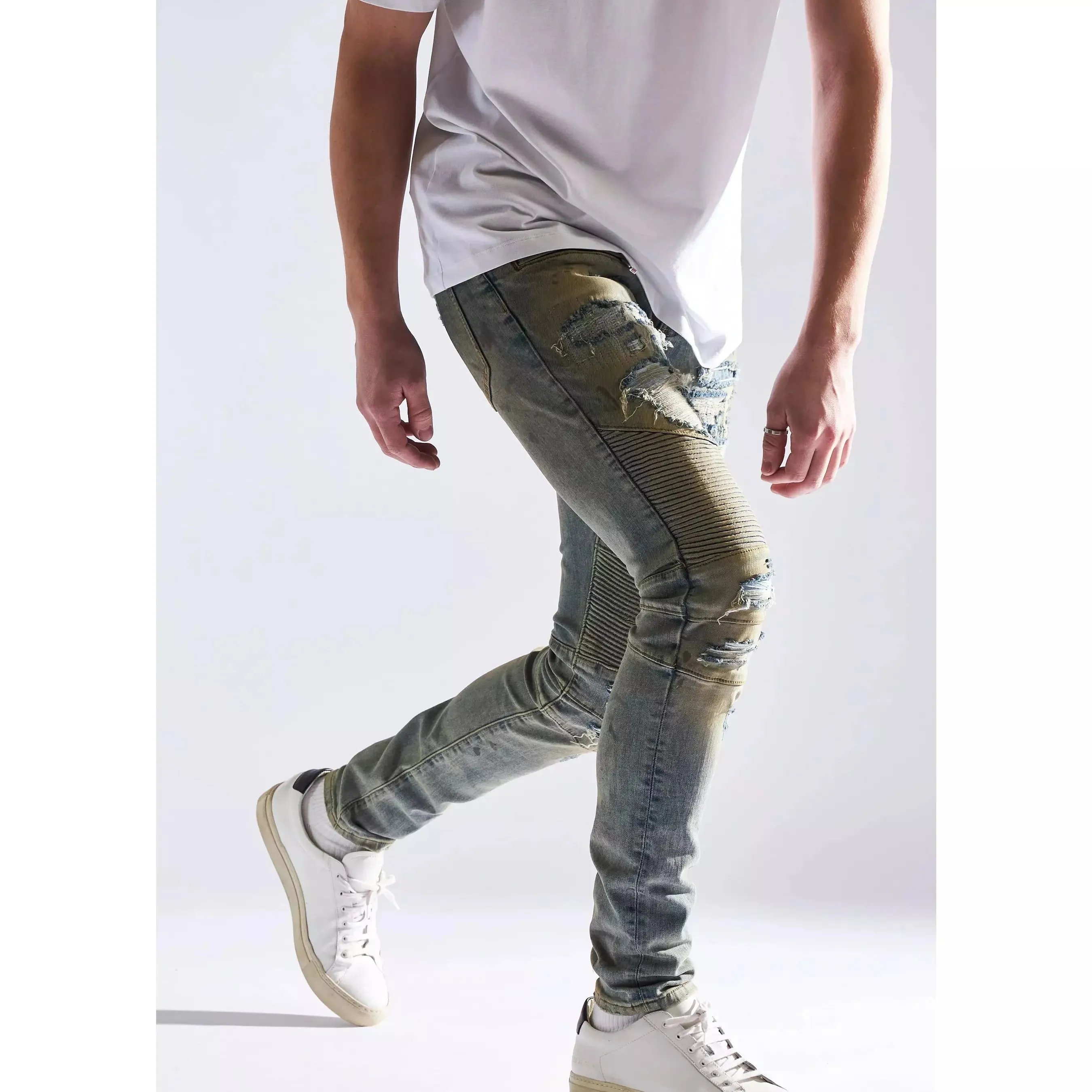 Embellish Fash Biker Denim Jeans (EMBHOL21-2-7)