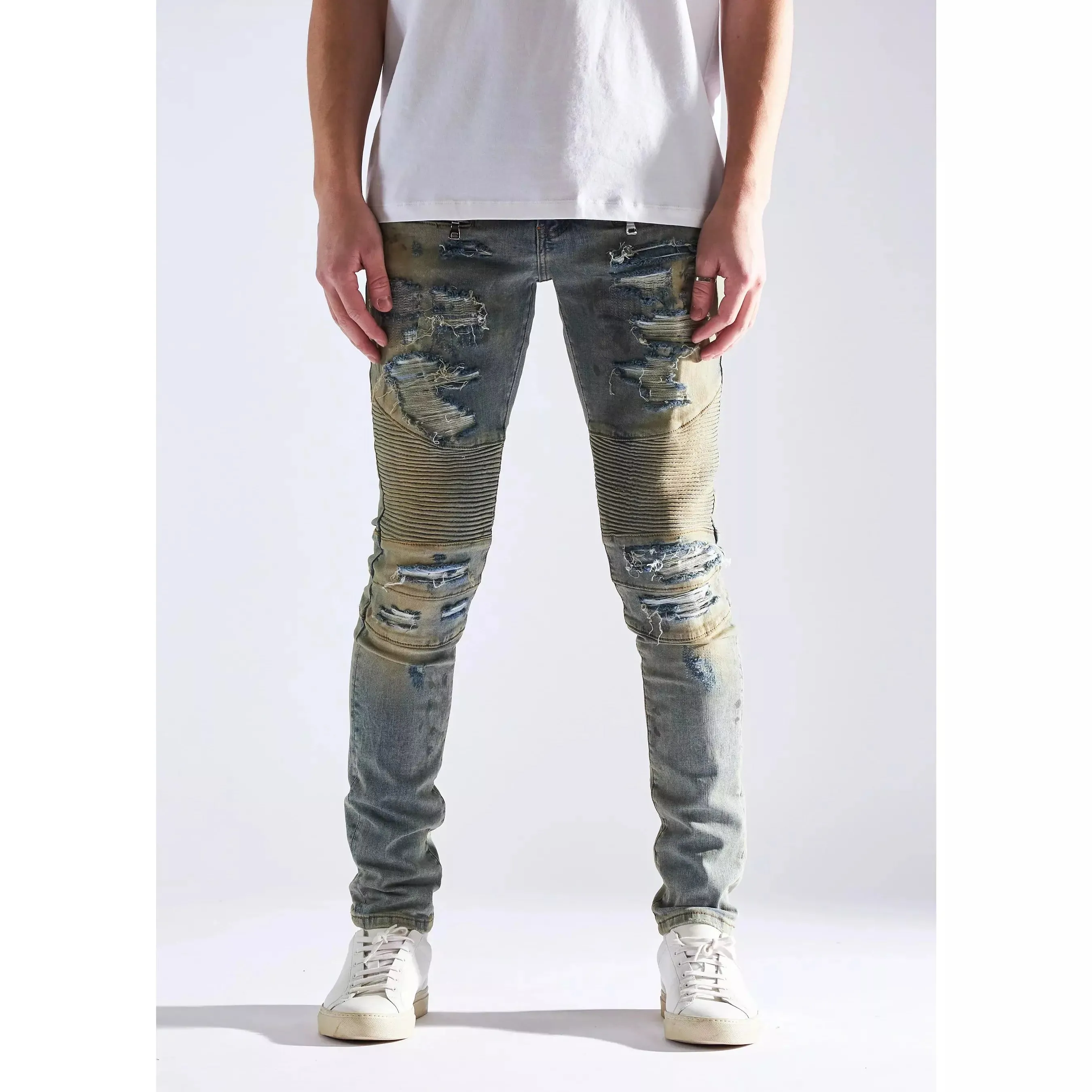 Embellish Fash Biker Denim Jeans (EMBHOL21-2-7)