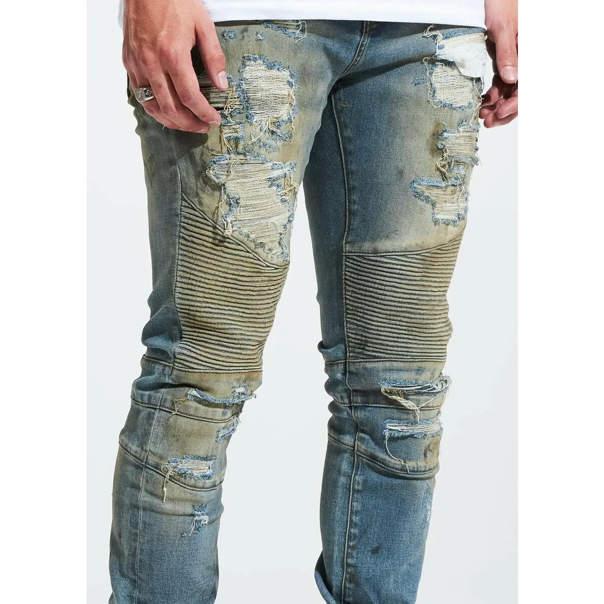 Embellish Fash Biker Denim Jeans (EMBHOL21-2-7)