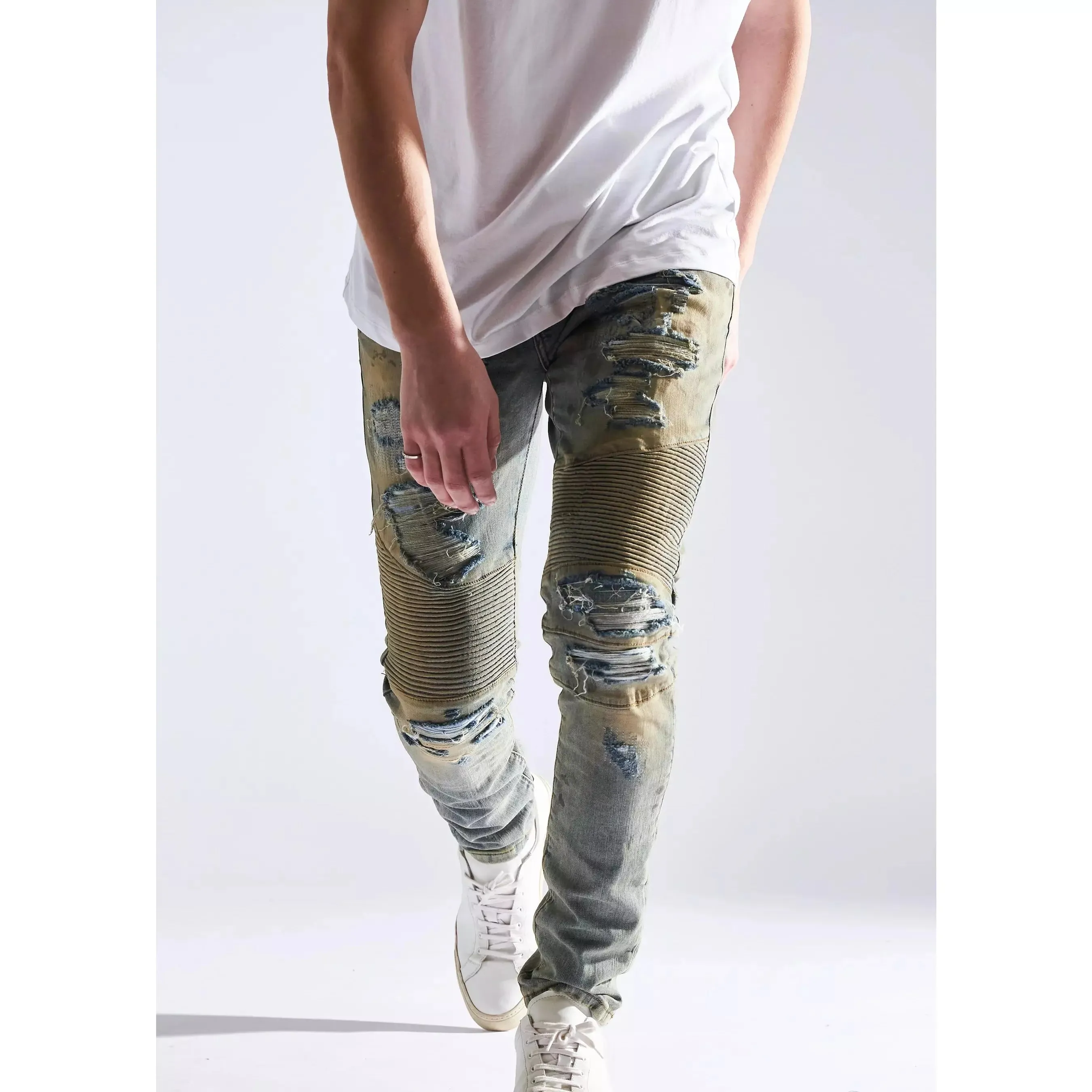 Embellish Fash Biker Denim Jeans (EMBHOL21-2-7)