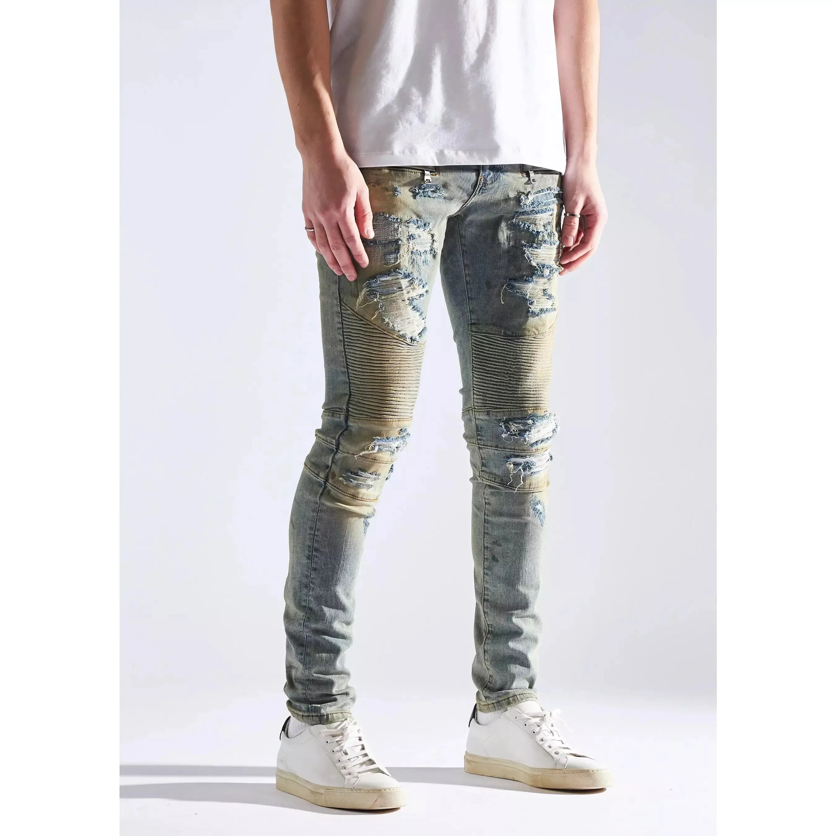 Embellish Fash Biker Denim Jeans (EMBHOL21-2-7)