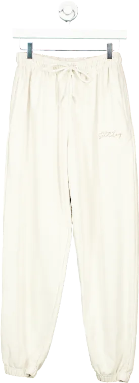 Feels Like A Sunday Cream Joggers UK S
