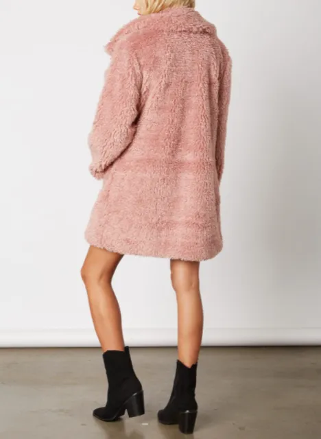 Furry Midi Teddy Coat