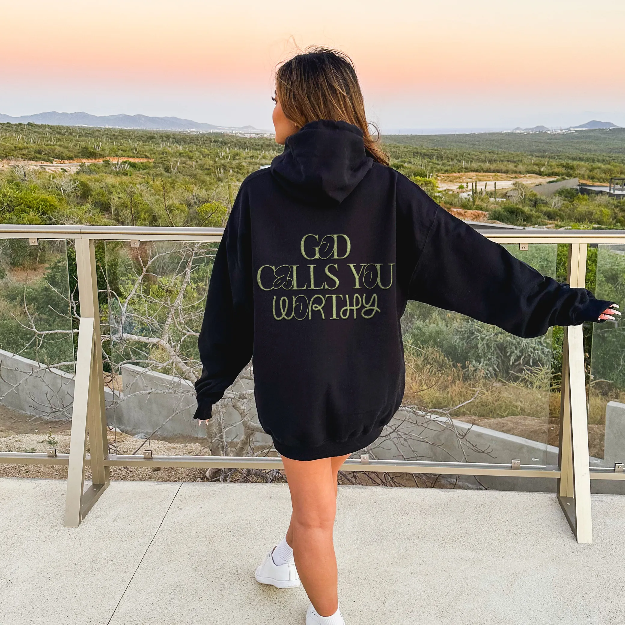 God Calls You Worthy Pullover Hoodie
