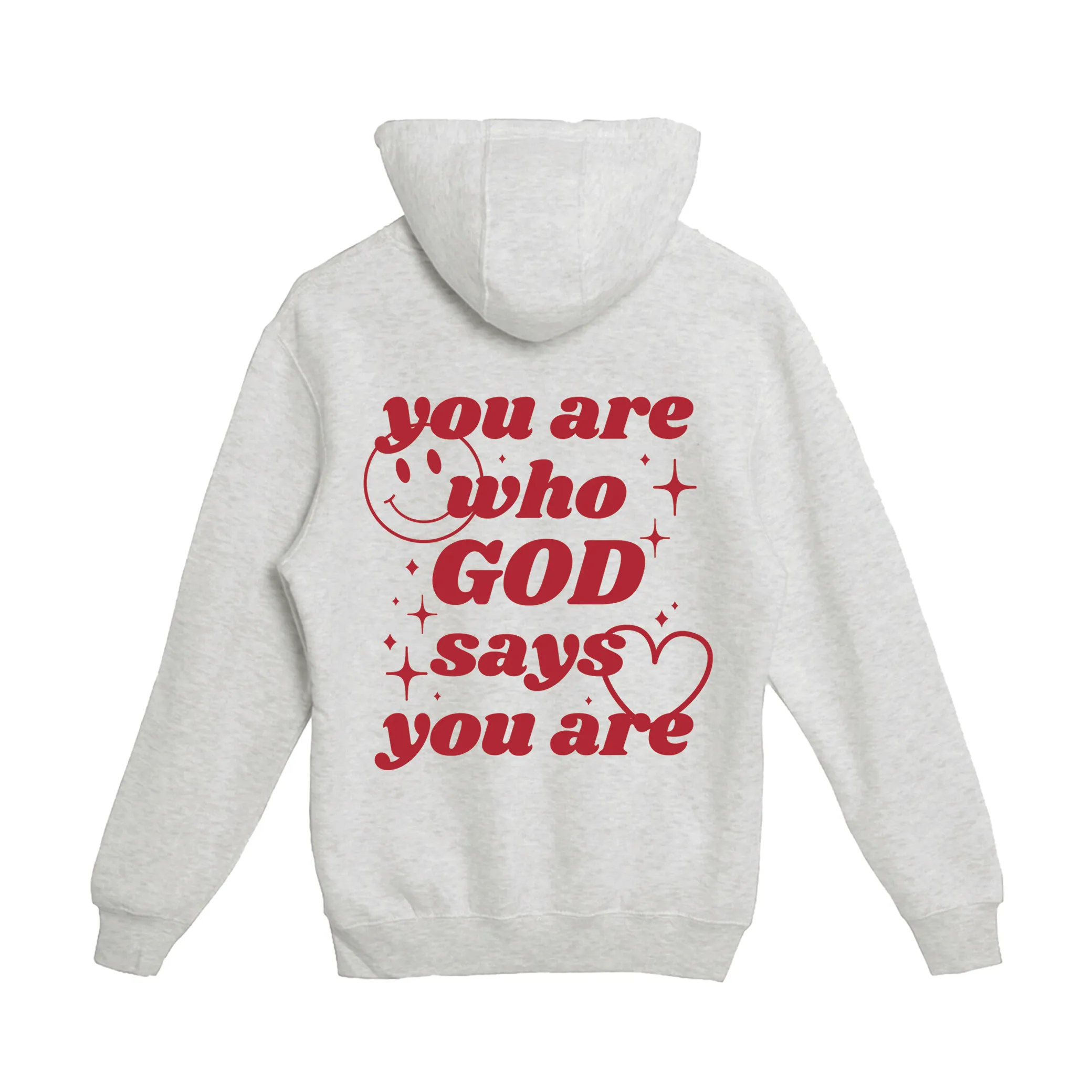 God Says Pullover Hoodie - Cream