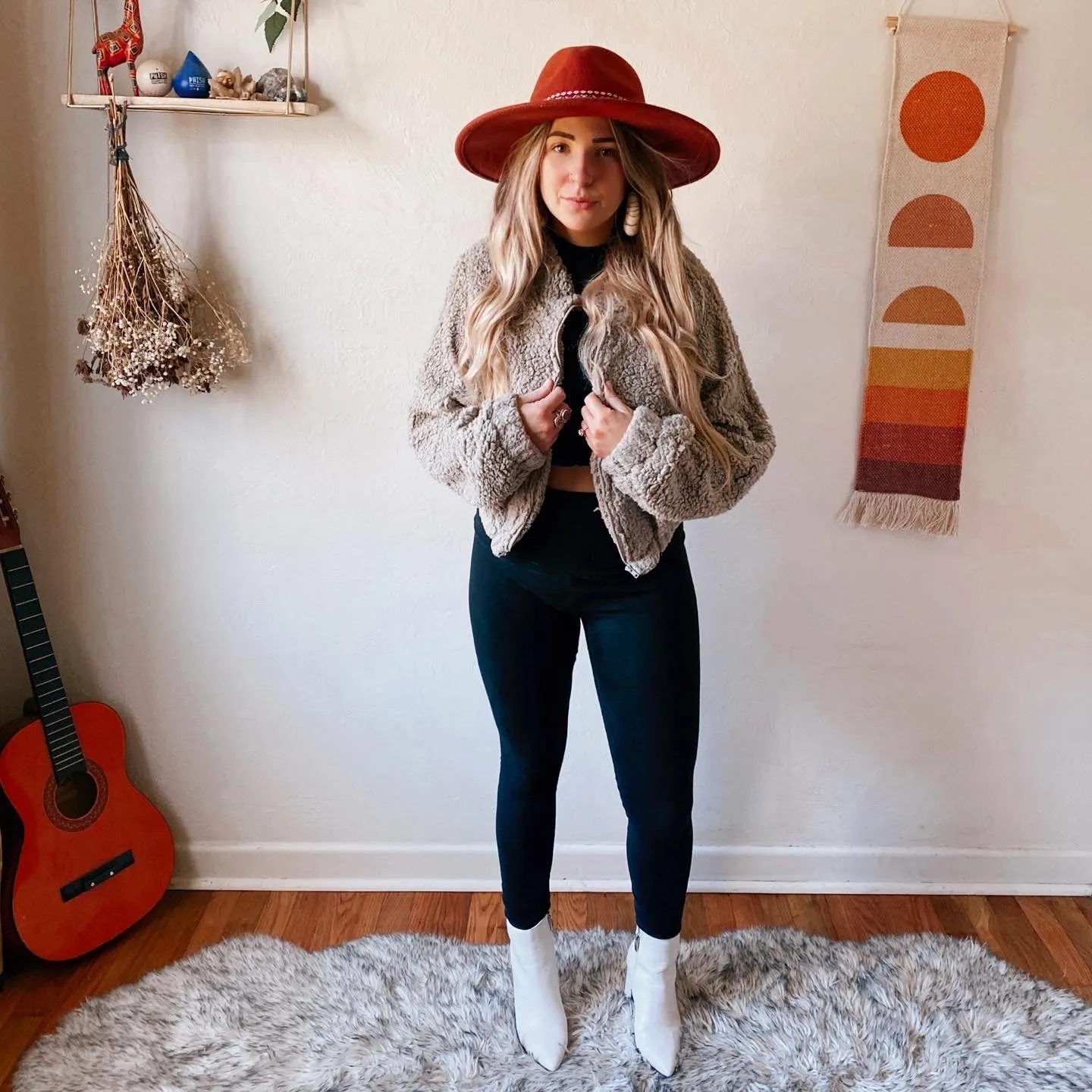 Grateful Dead Teddy Cropped Jacket