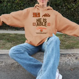 He Is Able Pullover Hoodie