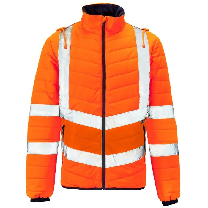 Hi-Viz Baffle Puffer Winter Jacket