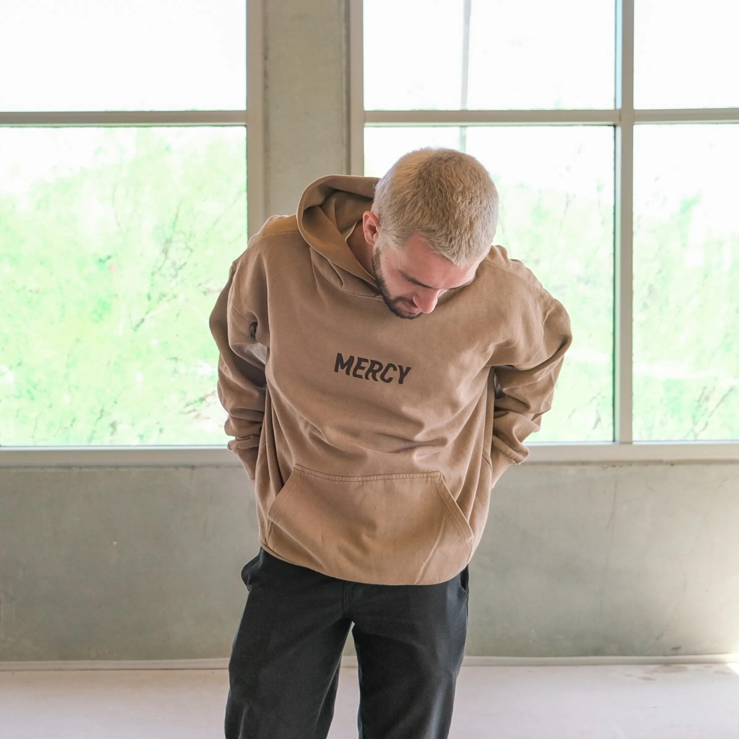 His Mercies Endure Forever Pullover Hoodie - Burro