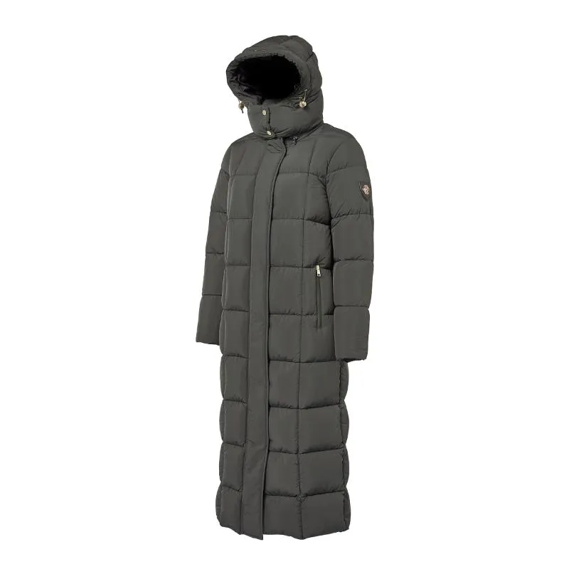 Holland Cooper Carrington Longline Ladies Coat - Dark Olive