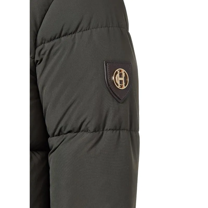 Holland Cooper Carrington Longline Ladies Coat - Dark Olive