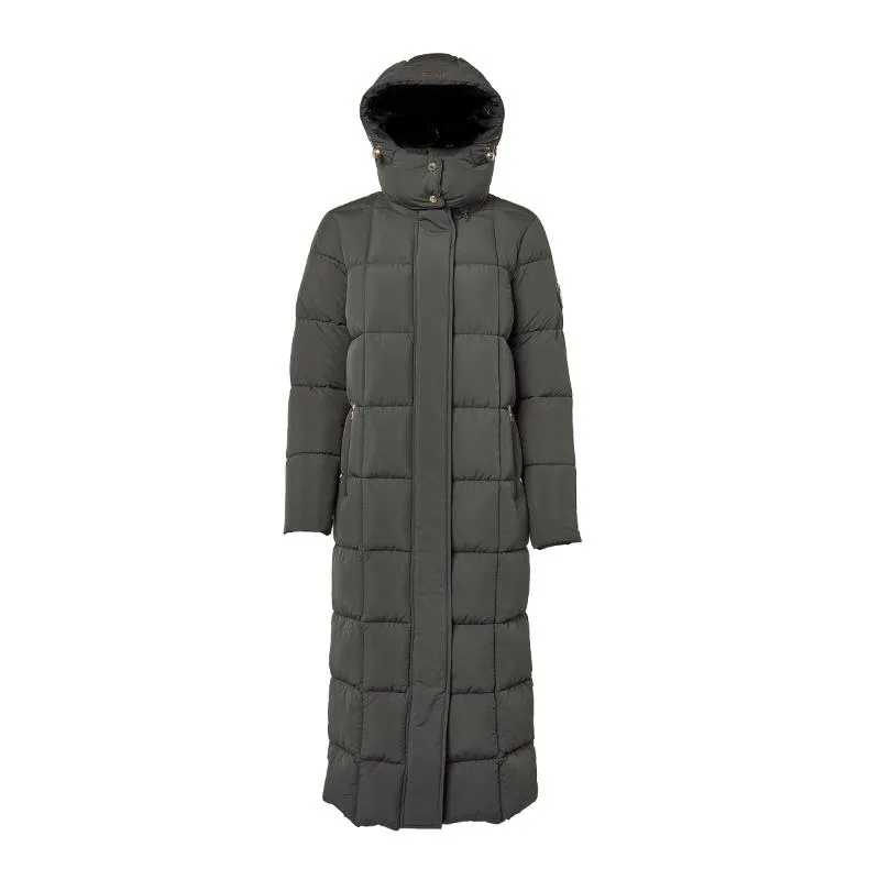 Holland Cooper Carrington Longline Ladies Coat - Dark Olive