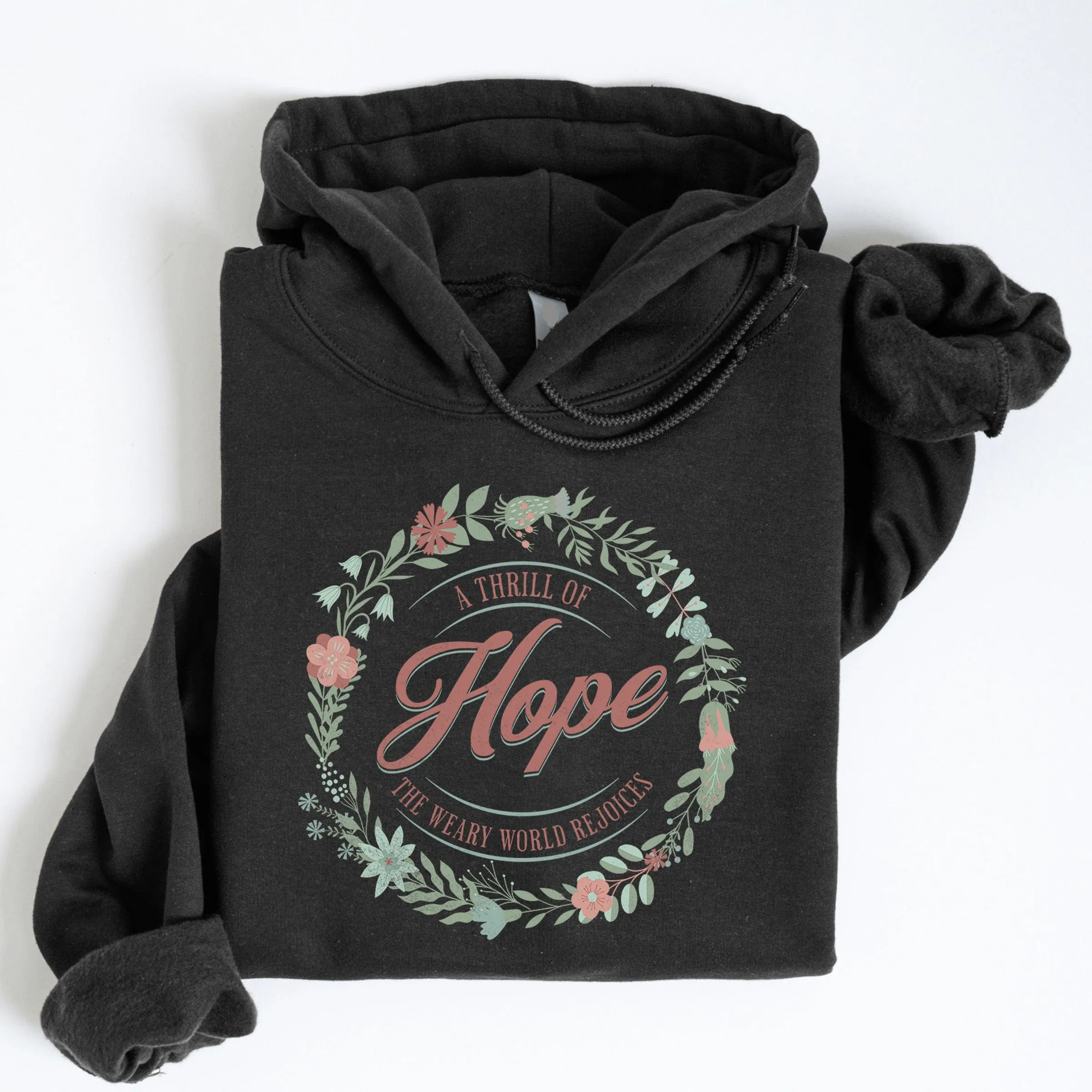 Hope Pullover Hoodie - Black
