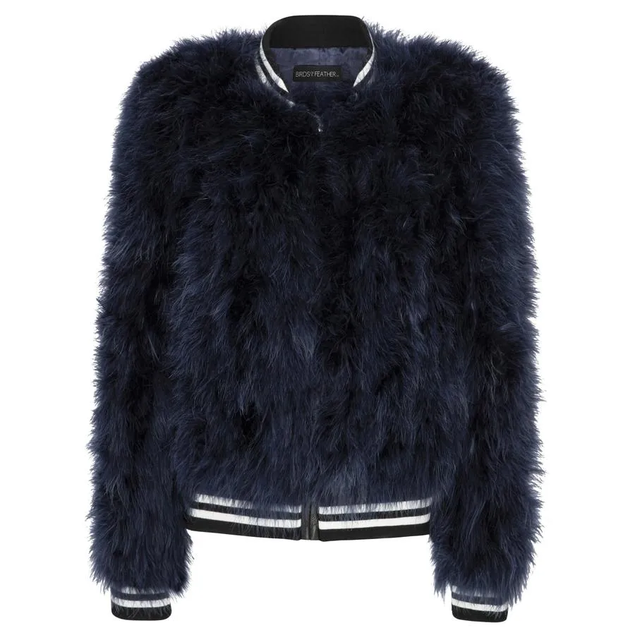Jacket Feather Bomber Navy