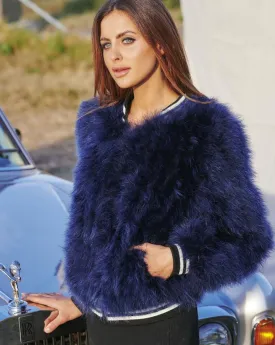 Jacket Feather Bomber Navy
