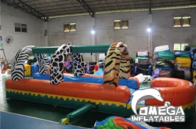 Jungle Zoo Slip N Slide Commercial Slip and Slide Jungle Zoo Slip N Slide Commercial Slip and Slide