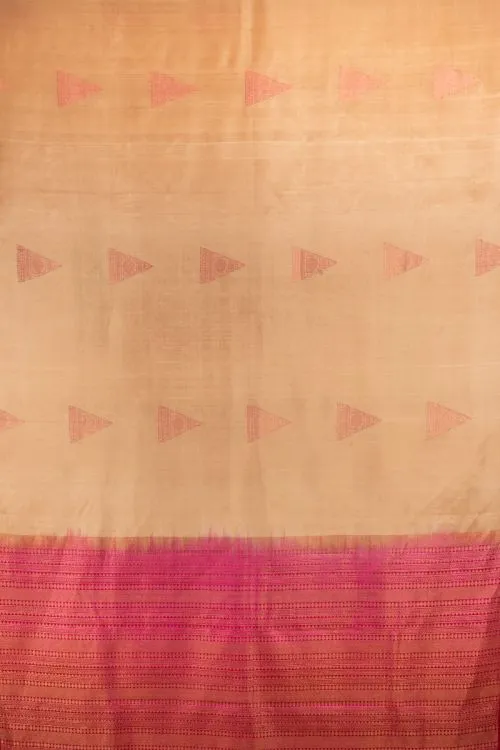 Kanchi Silk Sari - Off White