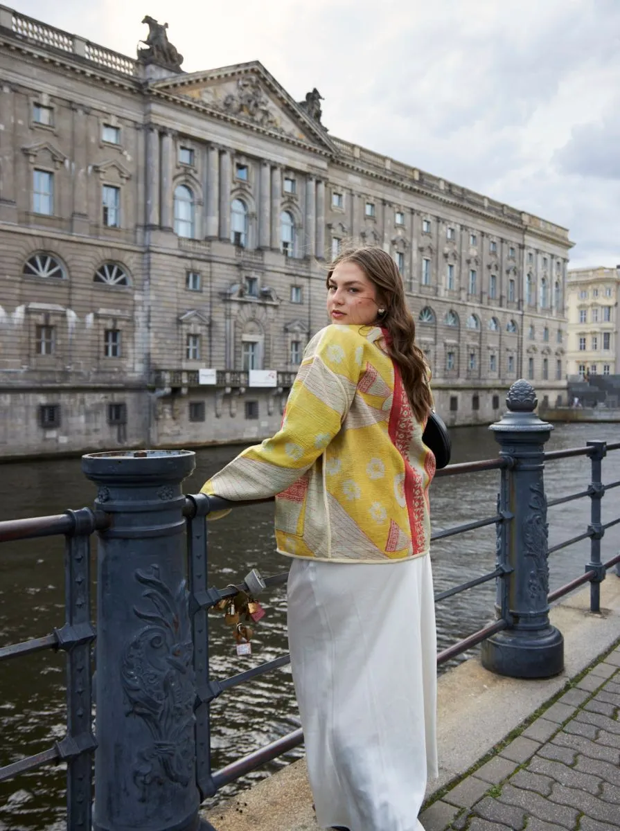 kantha vintage kimono gulabi