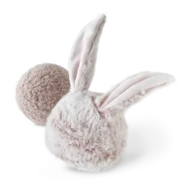 Lambwolf Collective – Plush Pink Bunny Pop Squeaky   Bouncy Toy