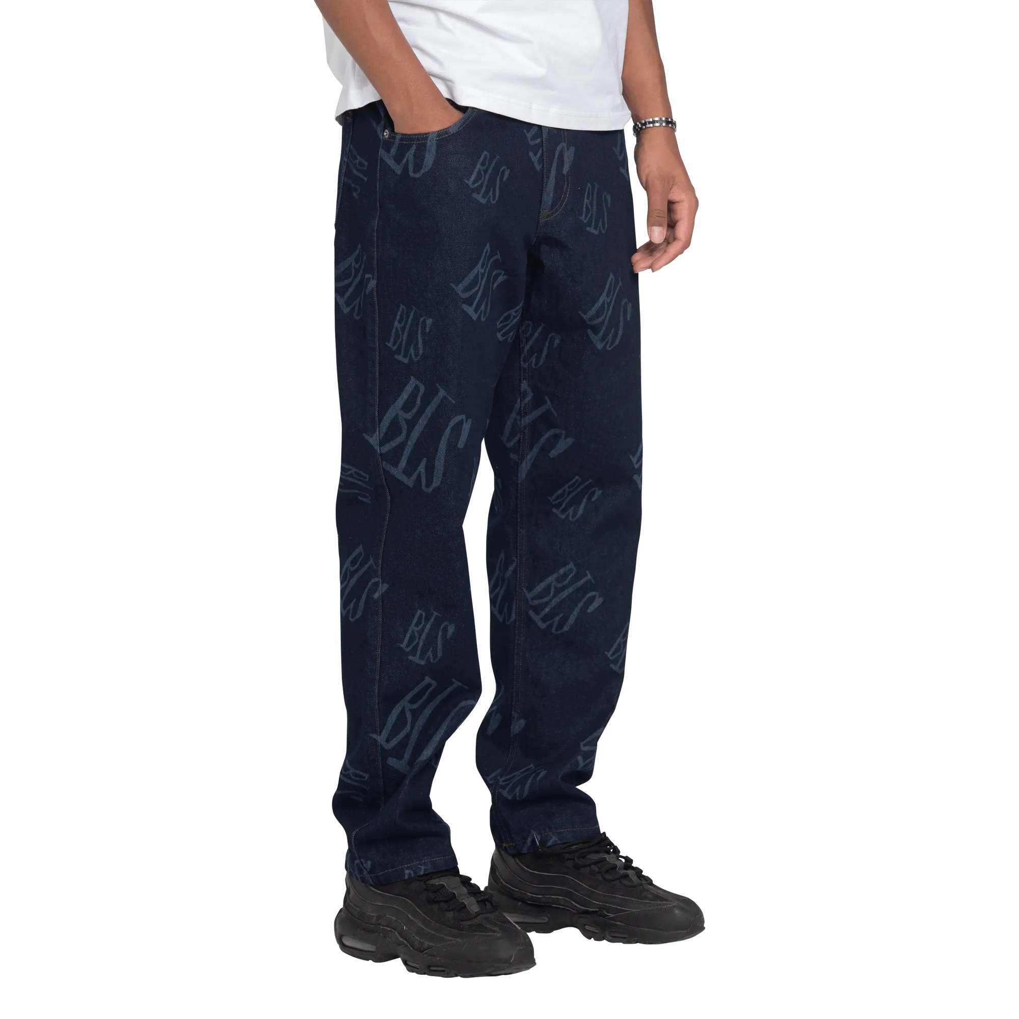 Laser Jeans Dark - Dark Blue