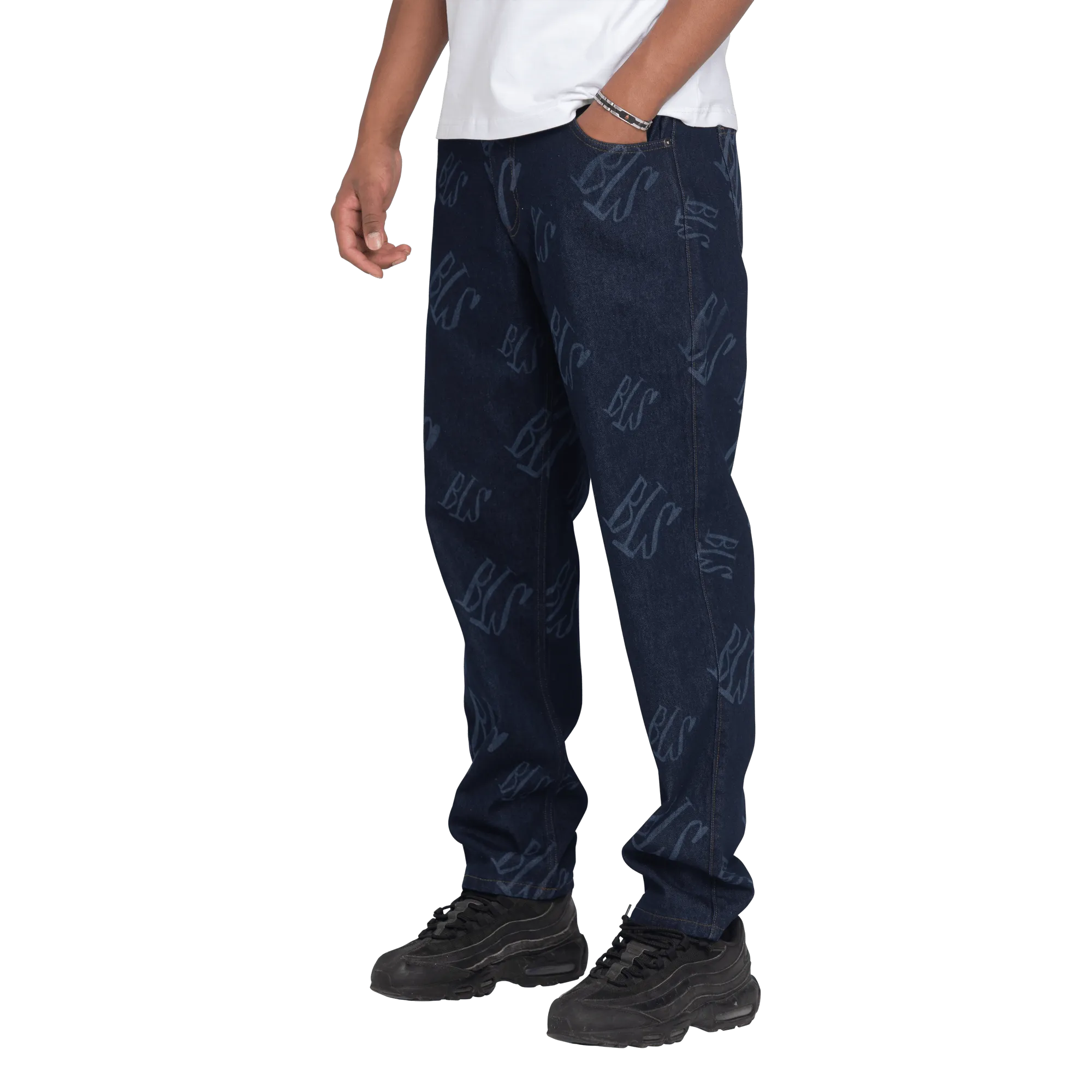 Laser Jeans Dark - Dark Blue