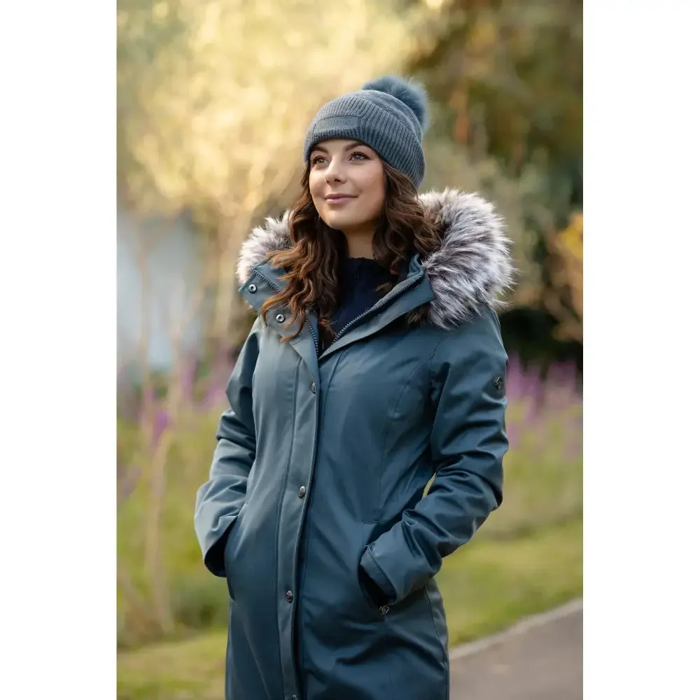 Lemieux Anya Waterproof Riding Coat Petrol