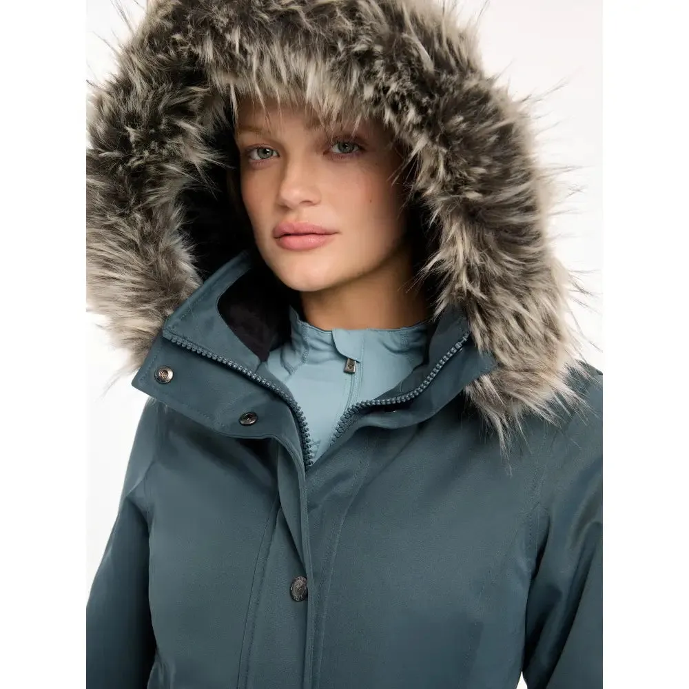 Lemieux Anya Waterproof Riding Coat Petrol