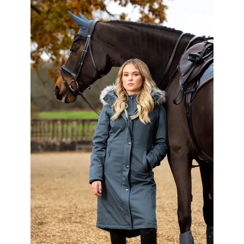 Lemieux Anya Waterproof Riding Coat Petrol