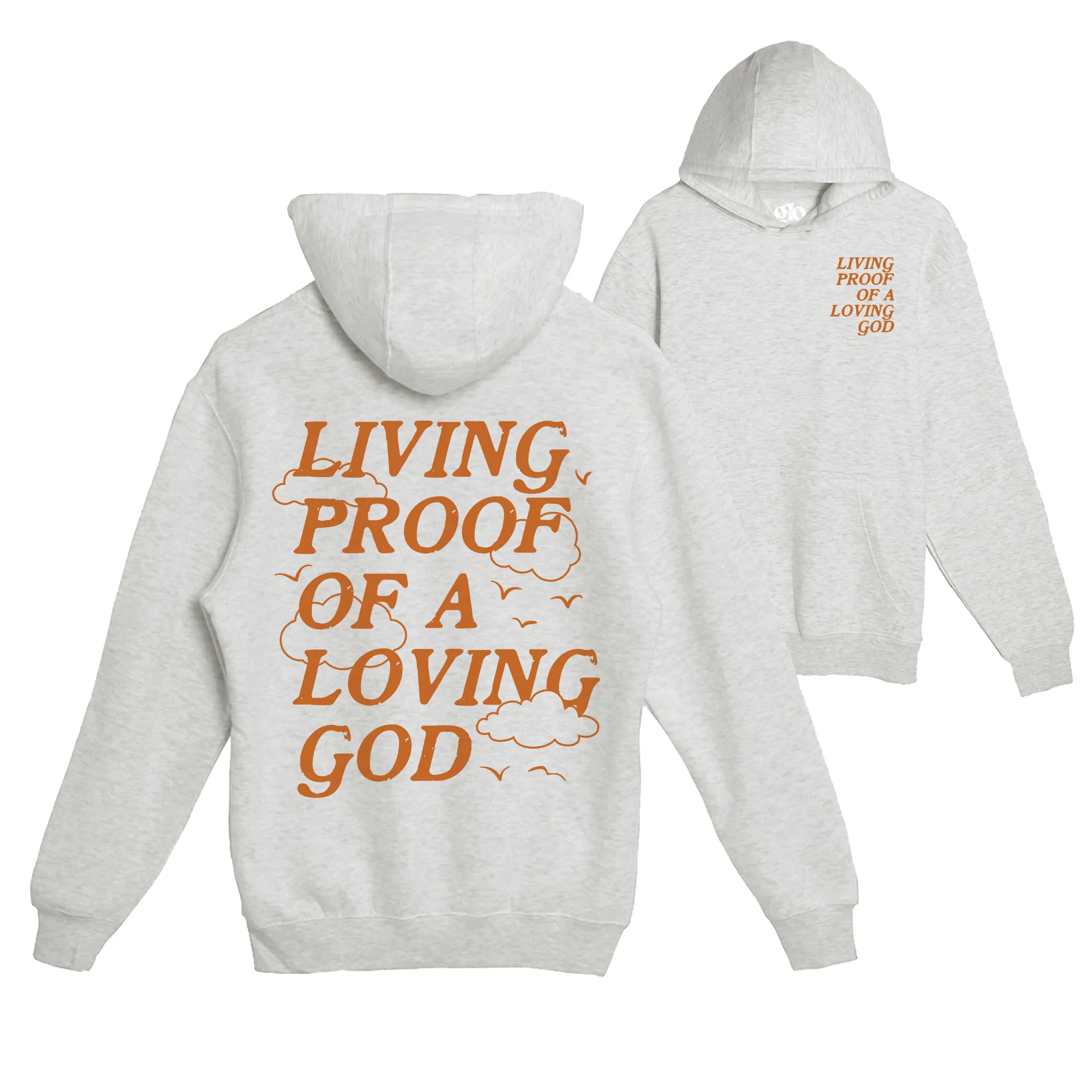 Living Proof Loving God Pullover Hoodie - Cream