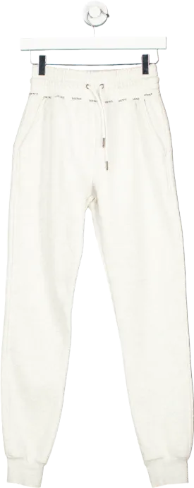 Lounge White Joggers XS